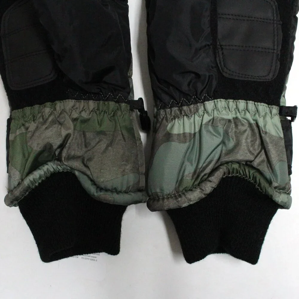 Swiss Tech L-XL Black and Camouflage Peakproof Waterproof Ski Glove
